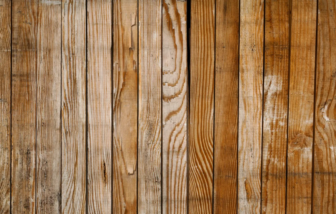 Photo wallpaper wood, pattern, peeling paint, without maintenance