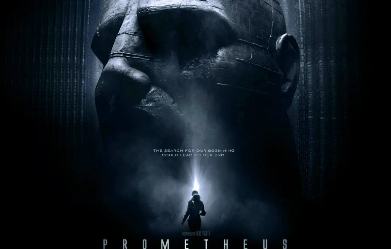 Photo wallpaper head, scar, prometheus, Prometheus, Ridley Scott
