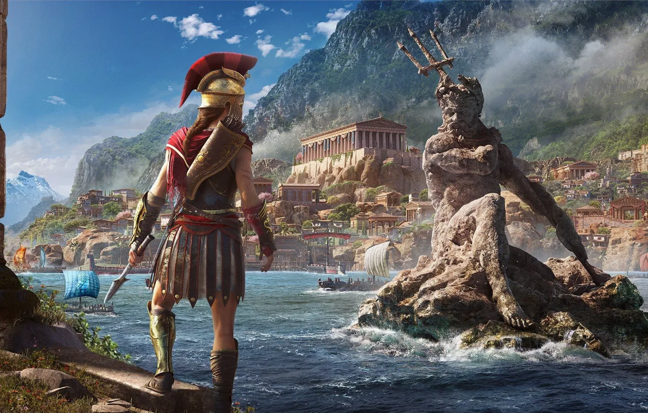 Photo wallpaper Ubisoft, Assassin’s Creed, Ubisoft Quebec, Odyssey, Odyssey, Assassin's Creed Odyssey