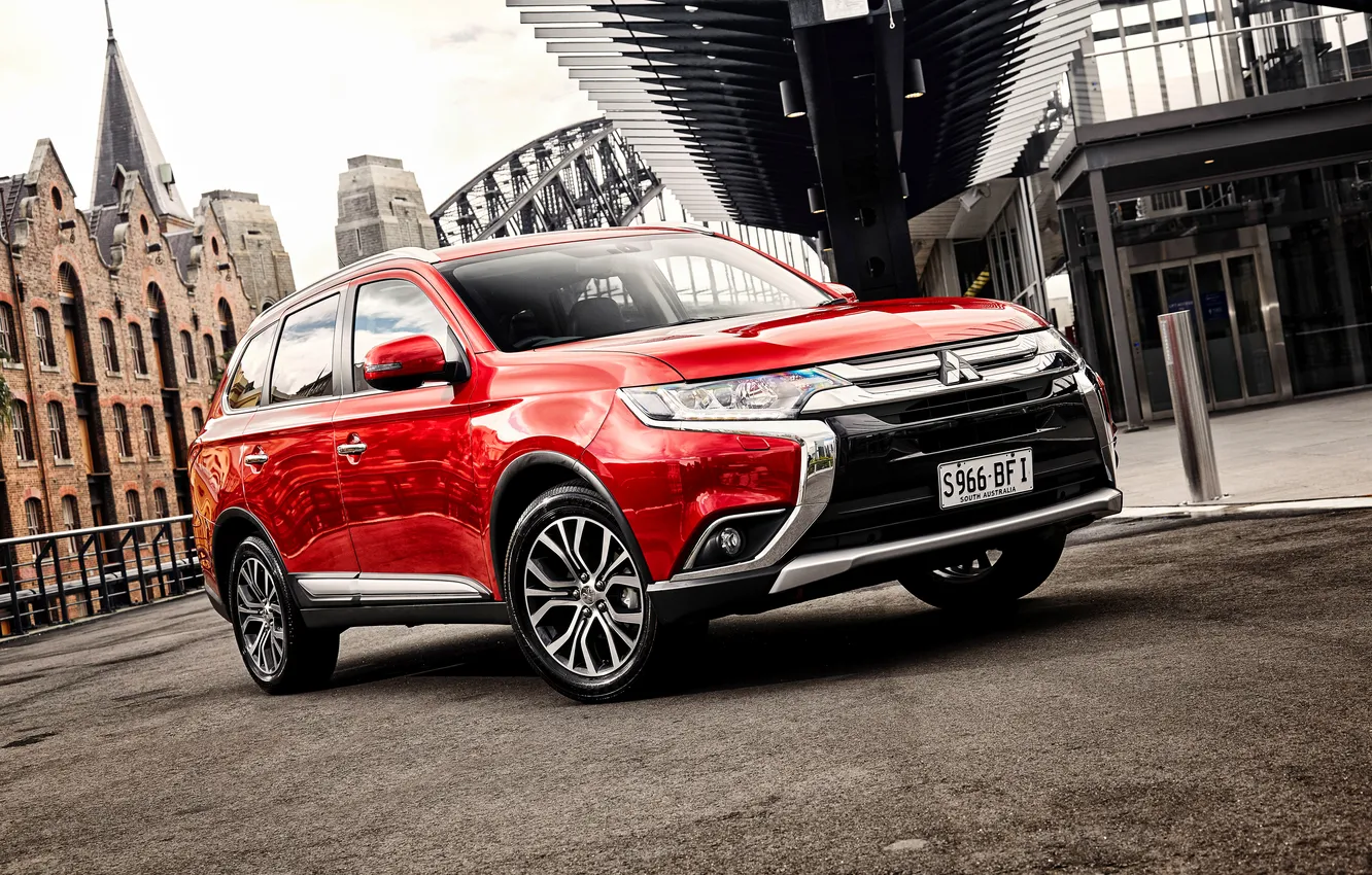 Photo wallpaper Mitsubishi, Mitsubishi, Outlander, AU-spec, 2015, Outlander