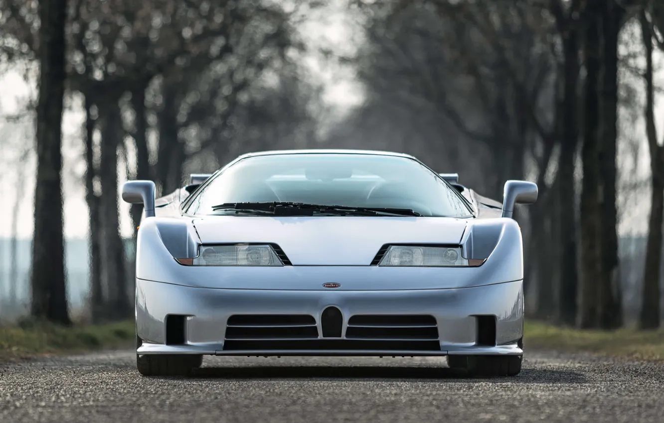 Photo wallpaper Bugatti, Supersport, front view, EB 110, Bugatti EB110 SS