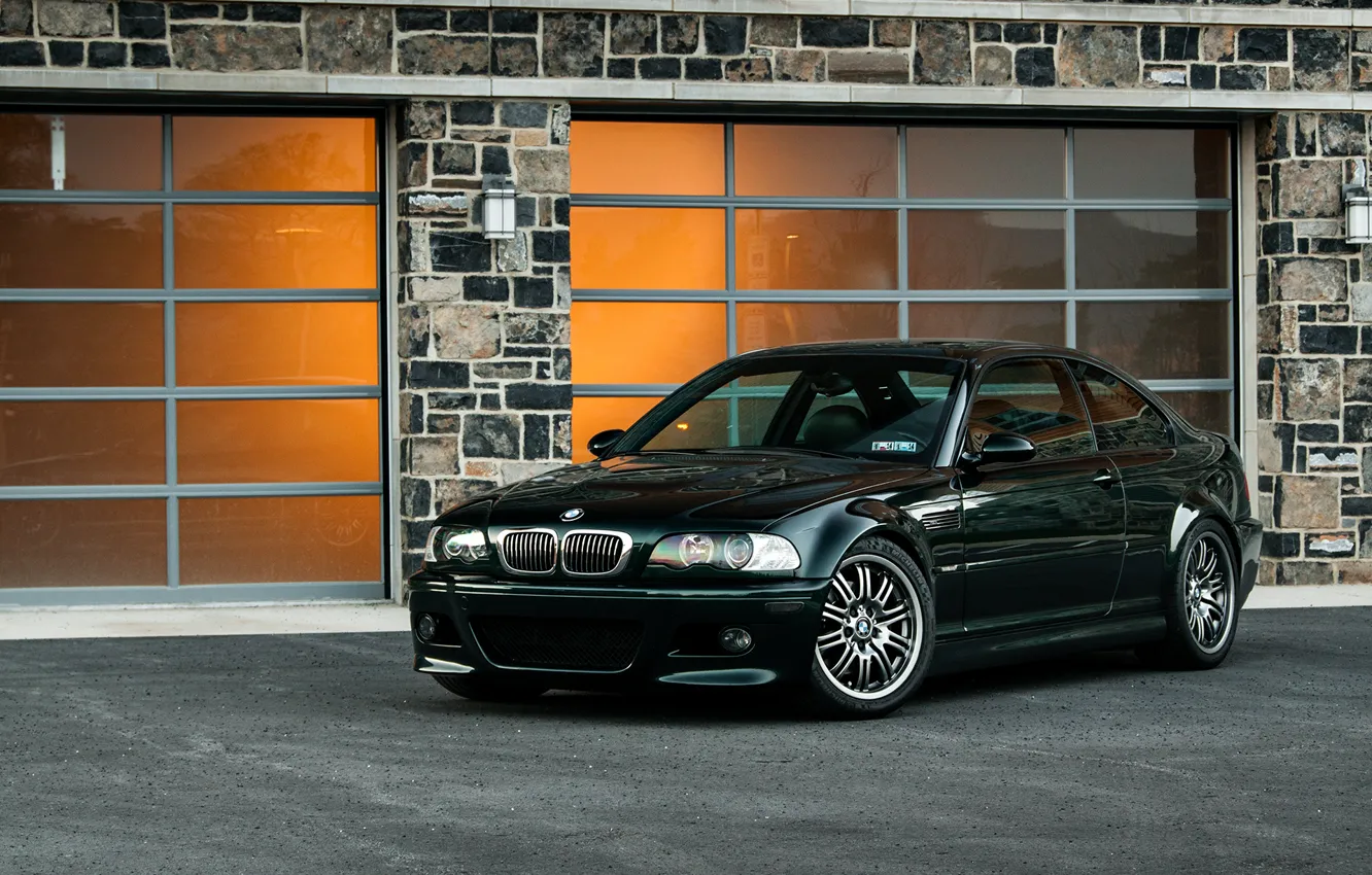 Photo wallpaper BMW, BMW, Lights, Before, E46