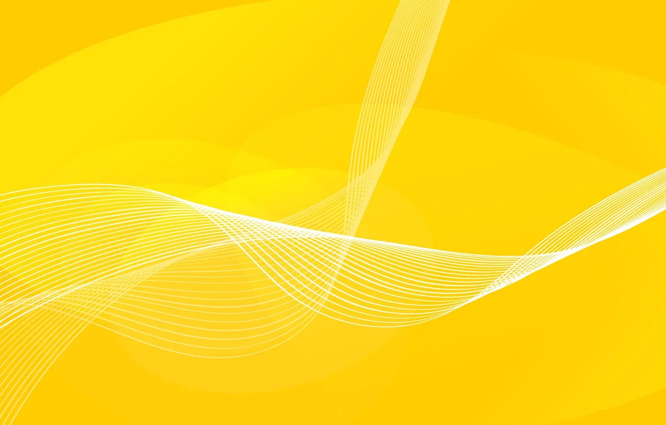 Photo wallpaper line, yellow, curves
