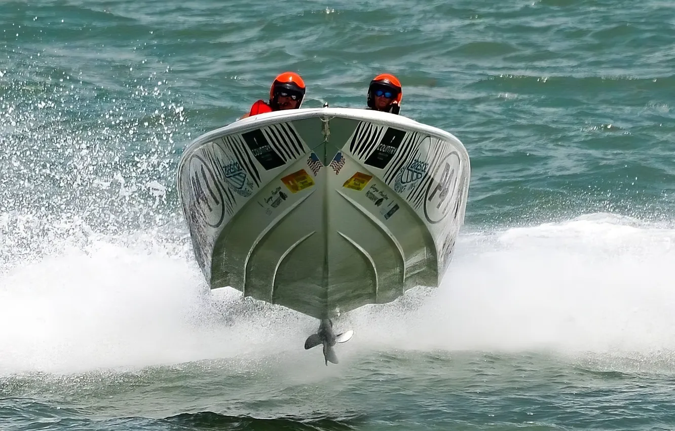 Photo wallpaper race, boat, speed