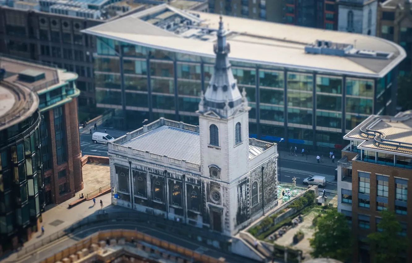 Photo wallpaper city, the city, street, view, England, London, panorama, UK