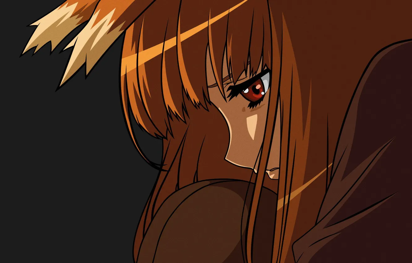 Photo wallpaper Anime, Anime, Horo, Red, Spice and wolf, Holo, Ears, Redhead