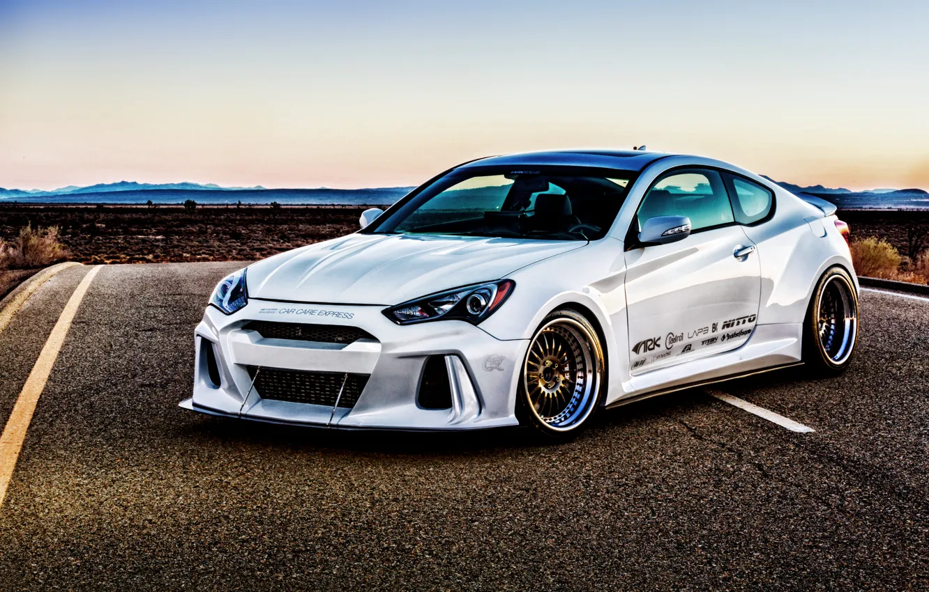 Photo wallpaper Hyundai, Coupe, Genesis, Genesis, ARK Performance, Hyundai