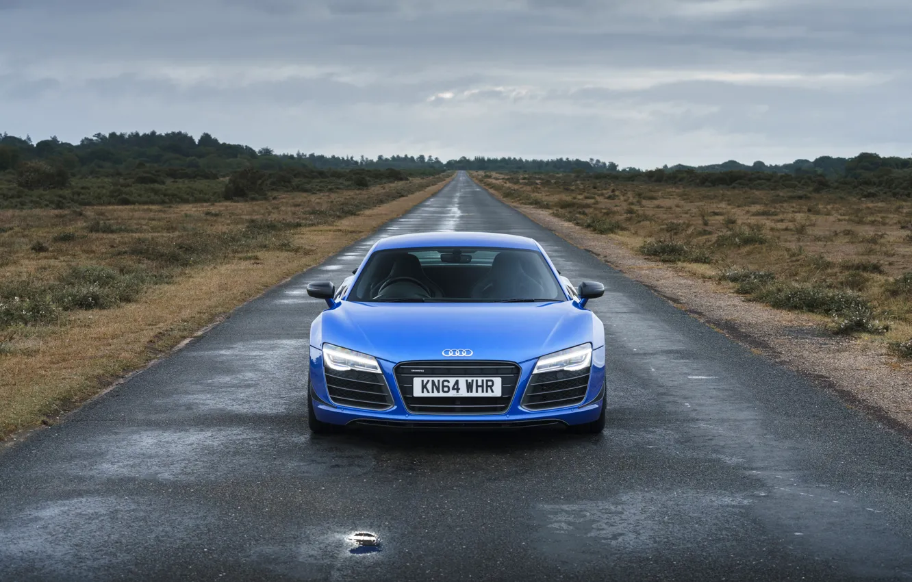 Photo wallpaper Audi, front view, R8, Audi R8 LMX