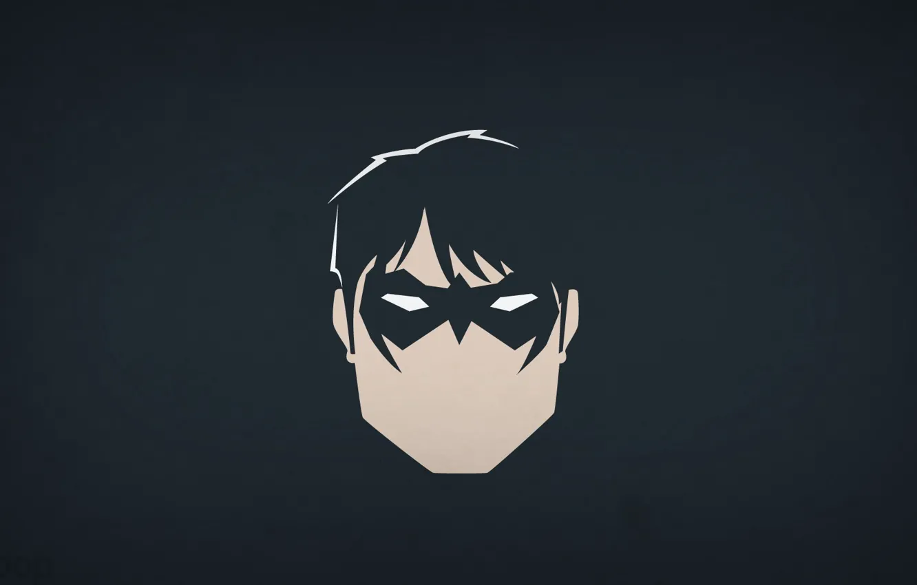 Photo wallpaper minimalism, DC Comics, blo0p, Dick Grayson, Nightwing