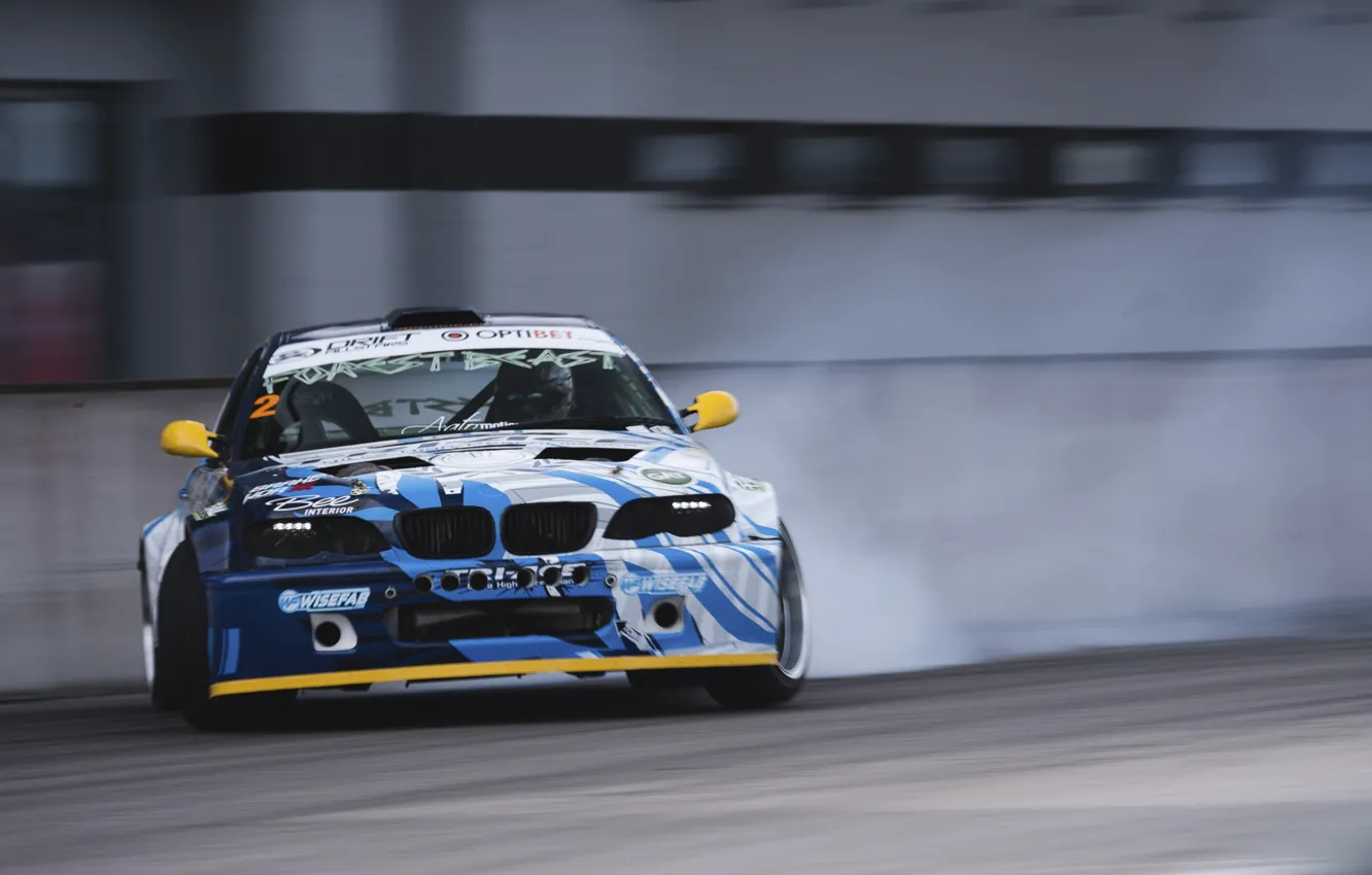 Photo wallpaper BMW, BMW, drift