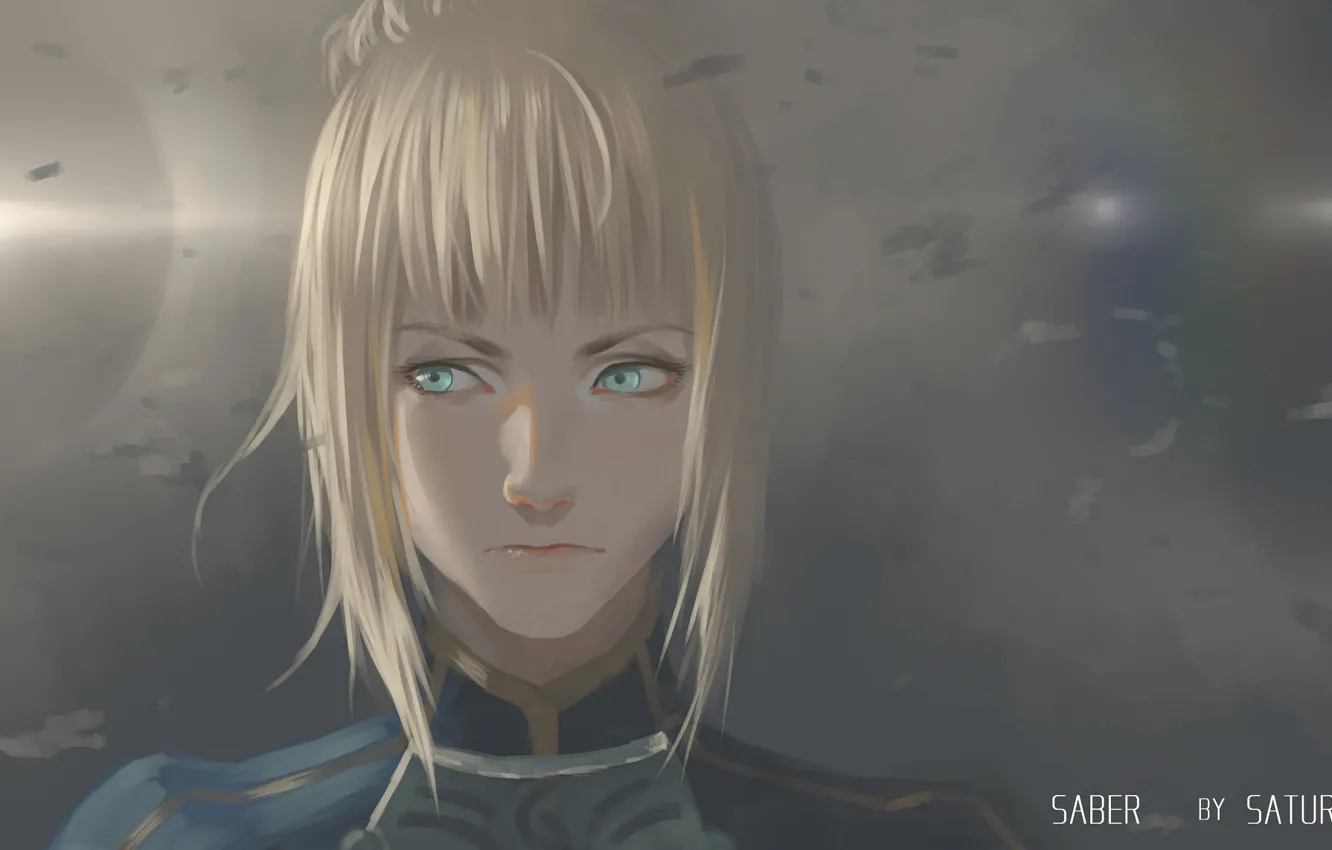 Photo wallpaper girl, face, Saber, Fate / Stay Night, Fate stay Night