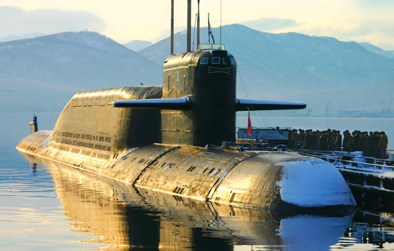 Photo wallpaper submarine, Navy, St. George, project 667bdr