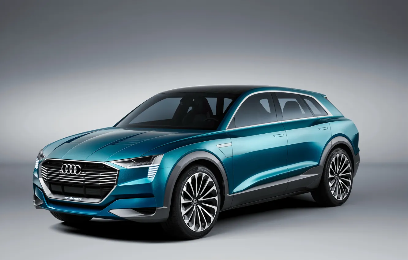 Photo wallpaper Audi, Audi, concept, the concept, e-tron, quattro, 2015