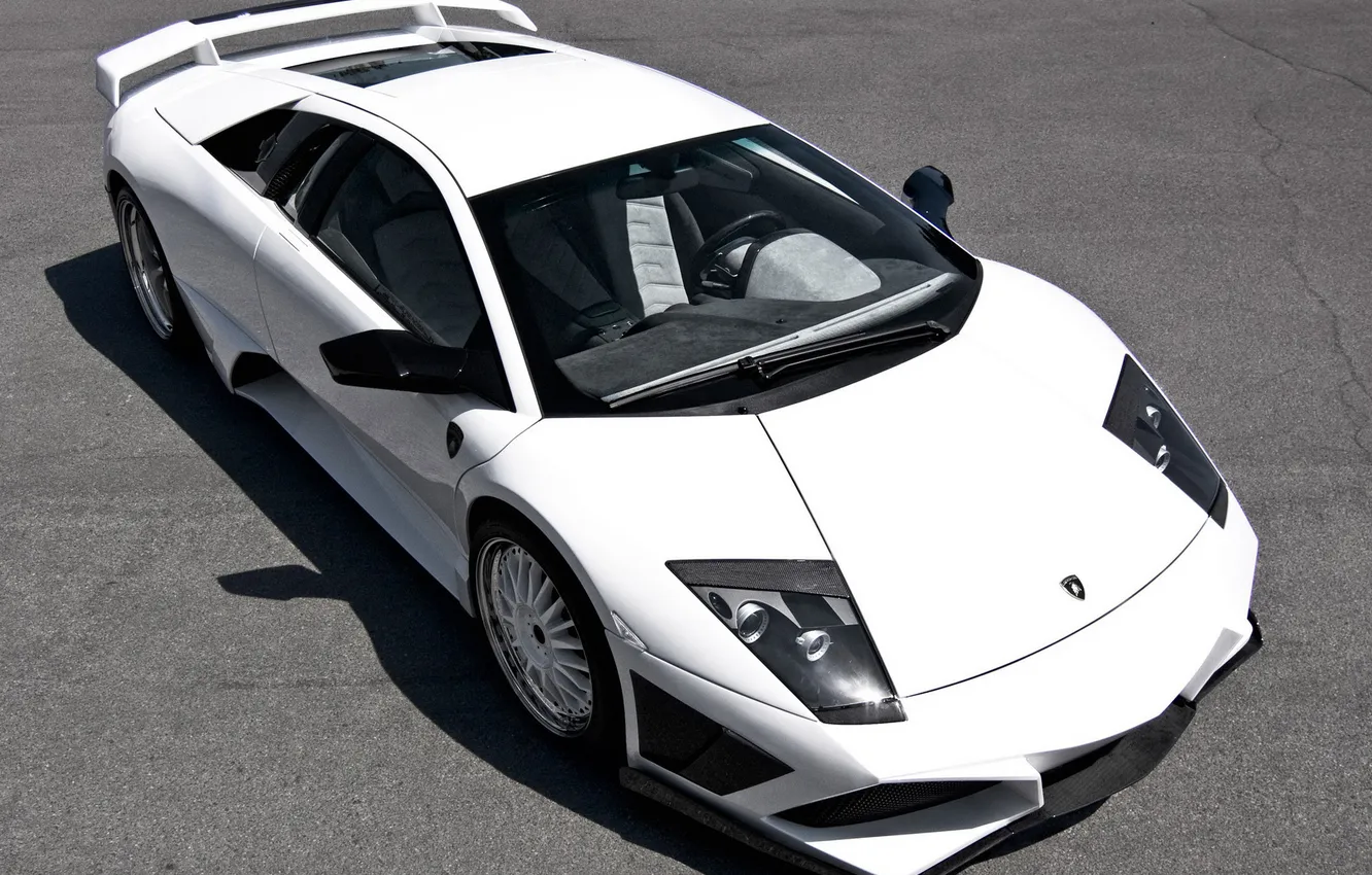 Photo wallpaper machine, white, Lambo