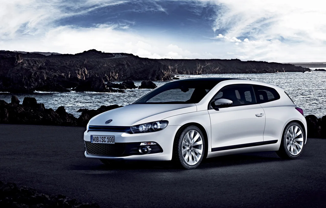 Photo wallpaper machine, auto, photo, Volkswagen, Scirocco
