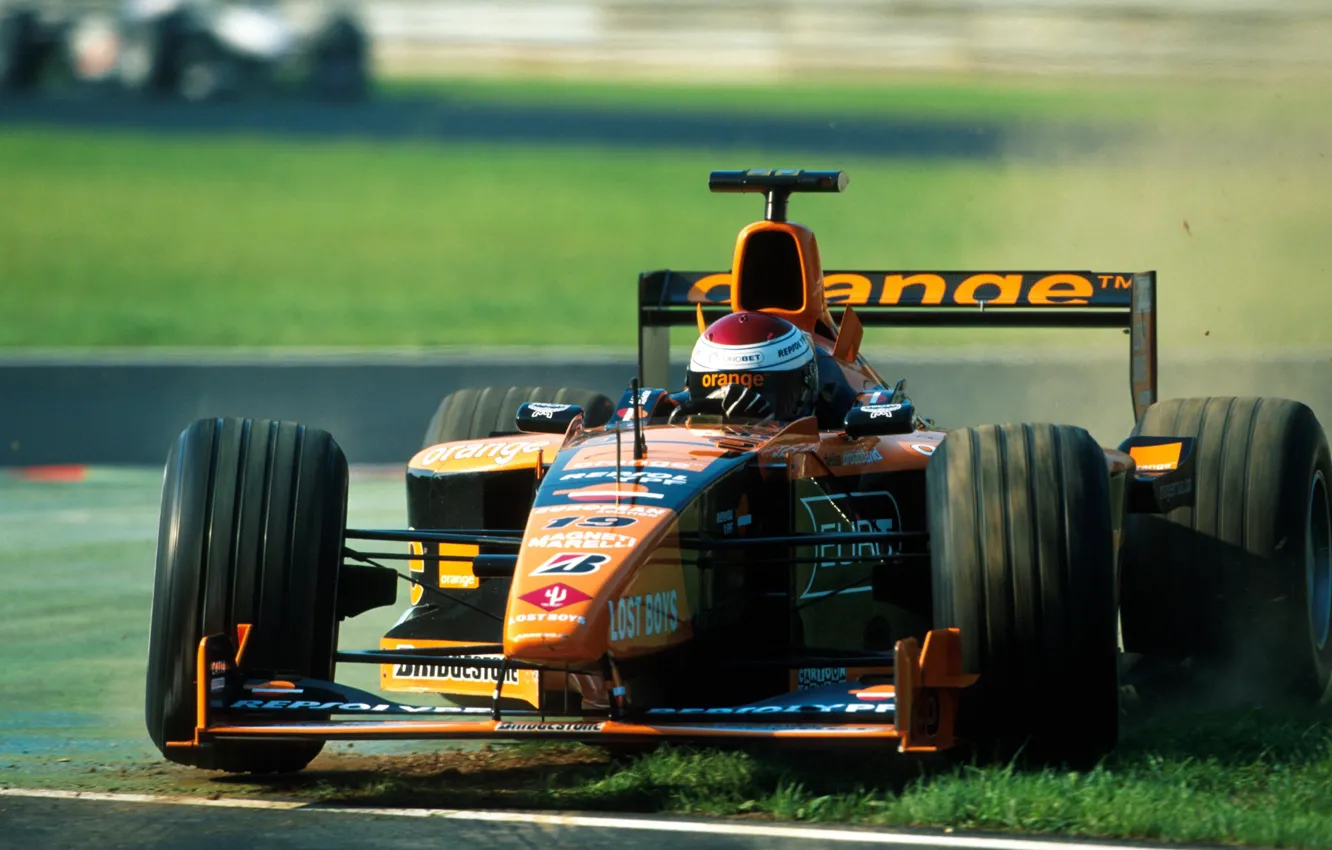 Photo wallpaper 2000, Formula 1, arrows, Monza, Jos Verstappen