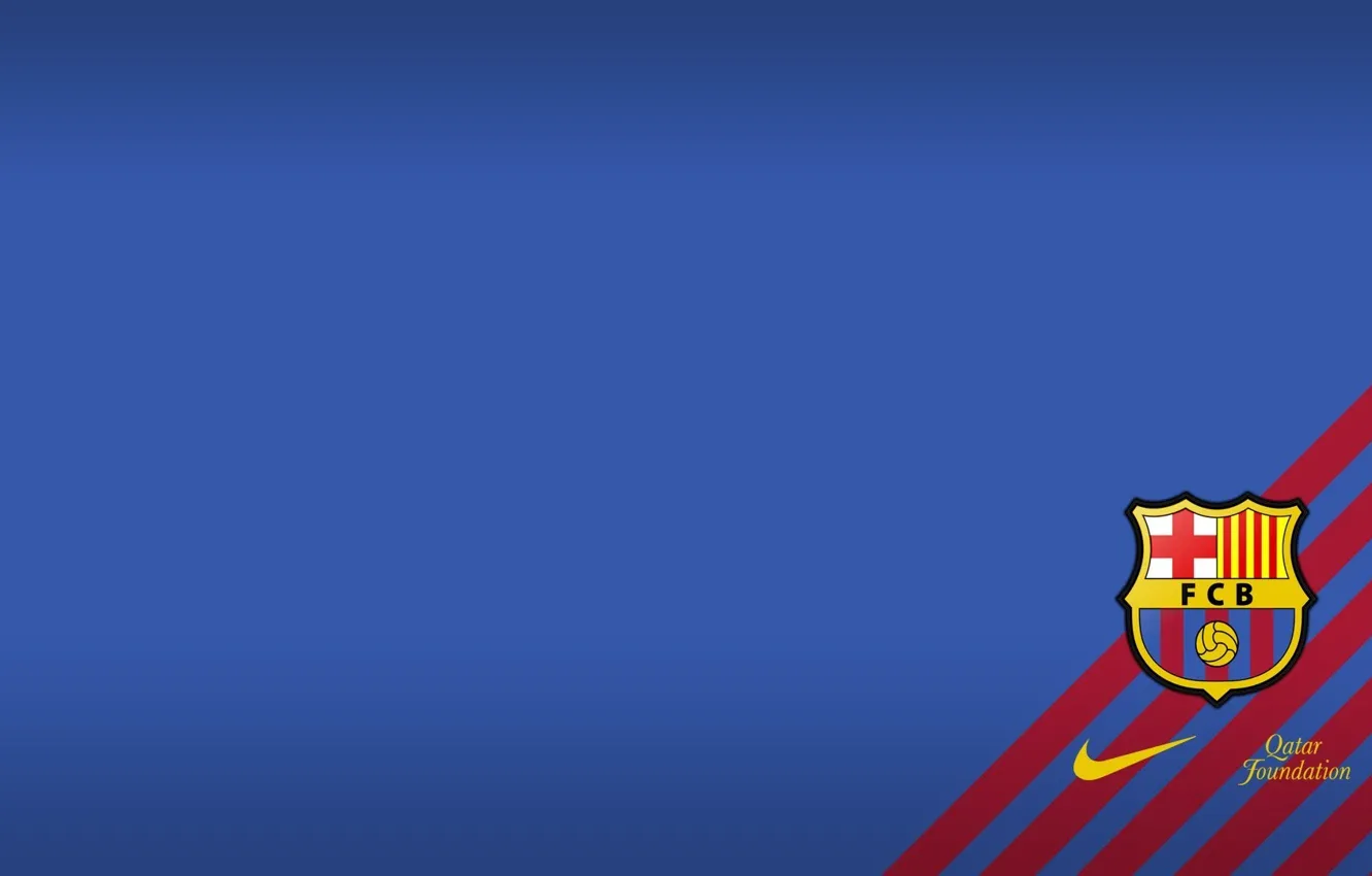 Photo wallpaper football, FC Barcelona, blue garnet