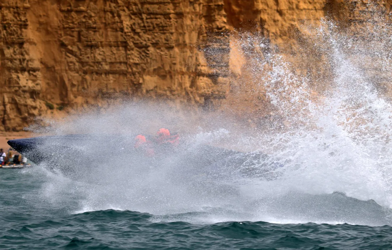 Photo wallpaper race, boat, speed