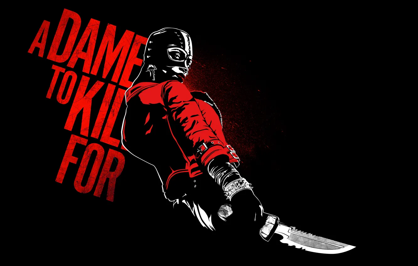 Photo wallpaper mask, Rosario Dawson, A Dame to Kill For, Sin City 2, Gail