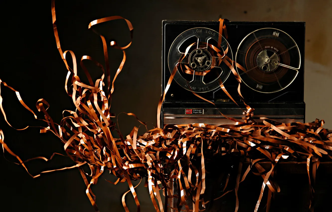 Photo wallpaper music, film, tape