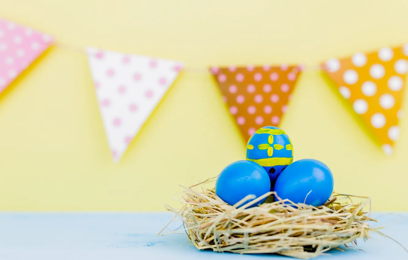 Photo wallpaper eggs, Easter, socket, Holiday