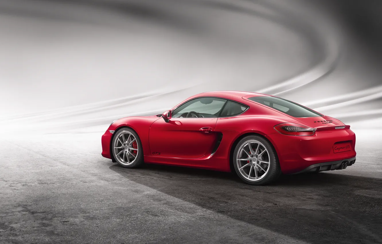 Photo wallpaper Porsche, Cayman, Porsche, GTS, 2014, Caiman