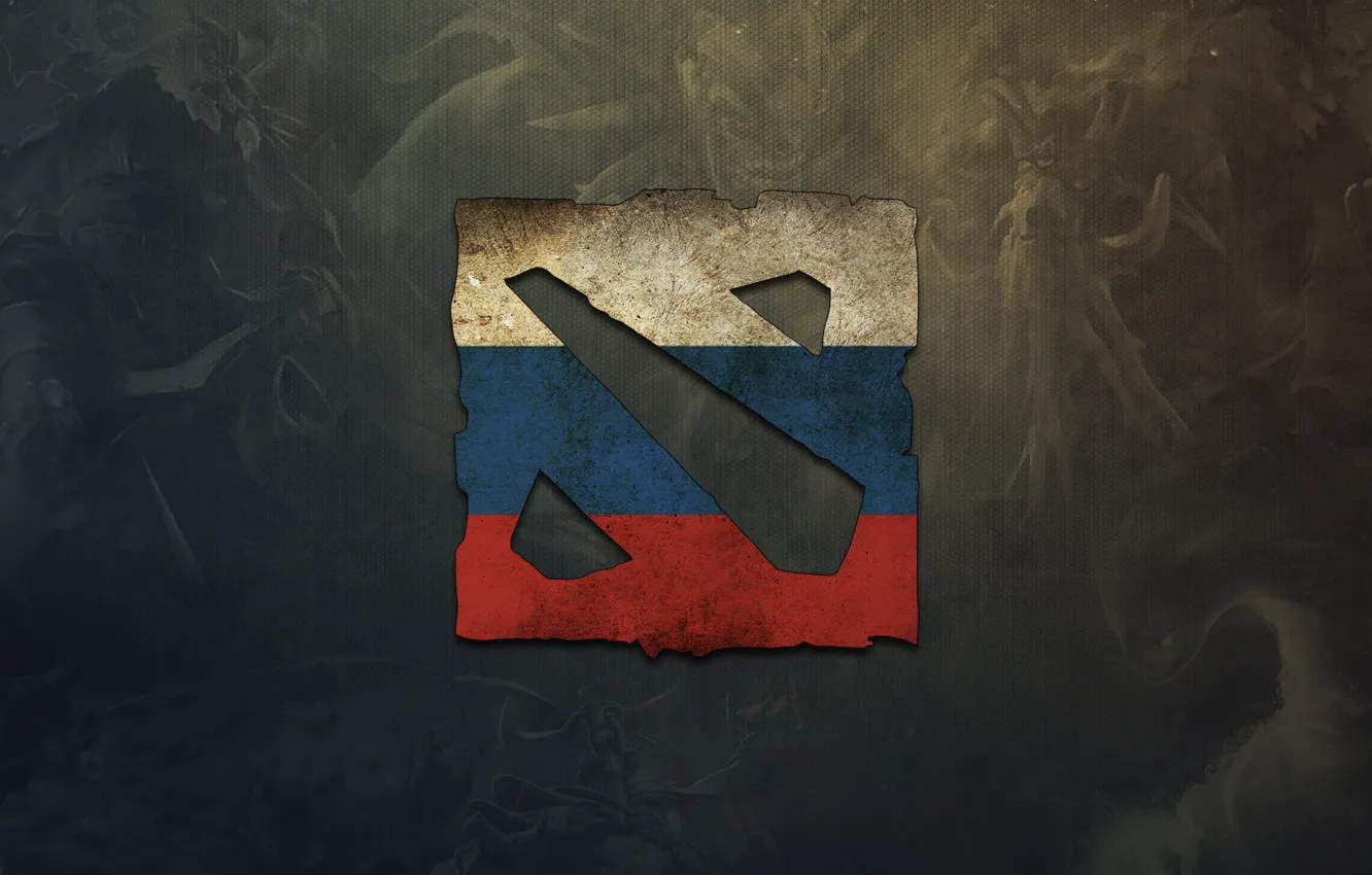 Photo wallpaper the game, logo, logo, Russia, game, DotA 2, russia, dota 2