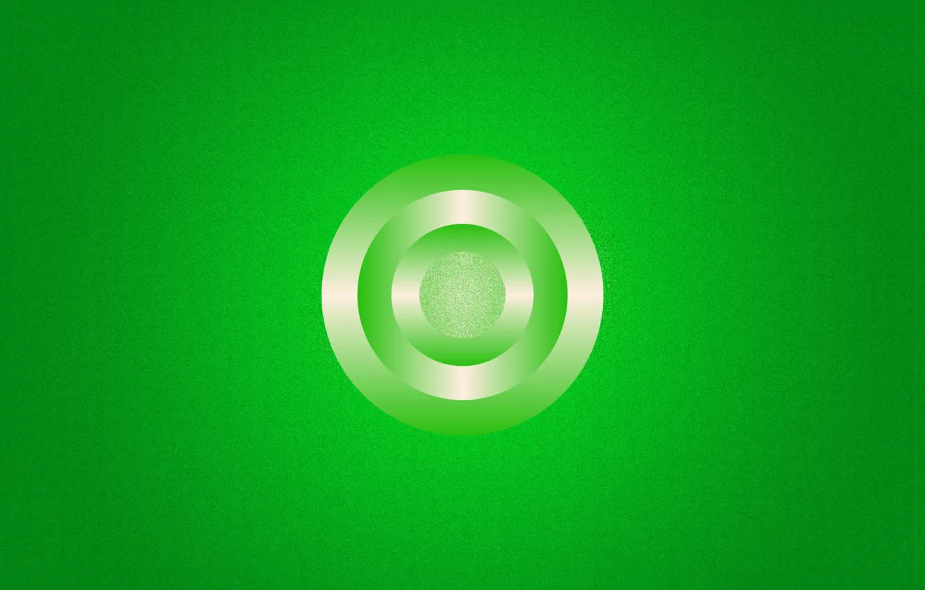 Photo wallpaper circles, green, figure, gradients