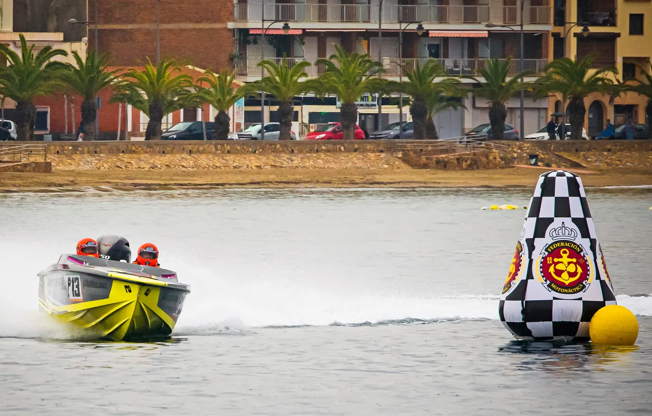 Photo wallpaper race, boat, speed