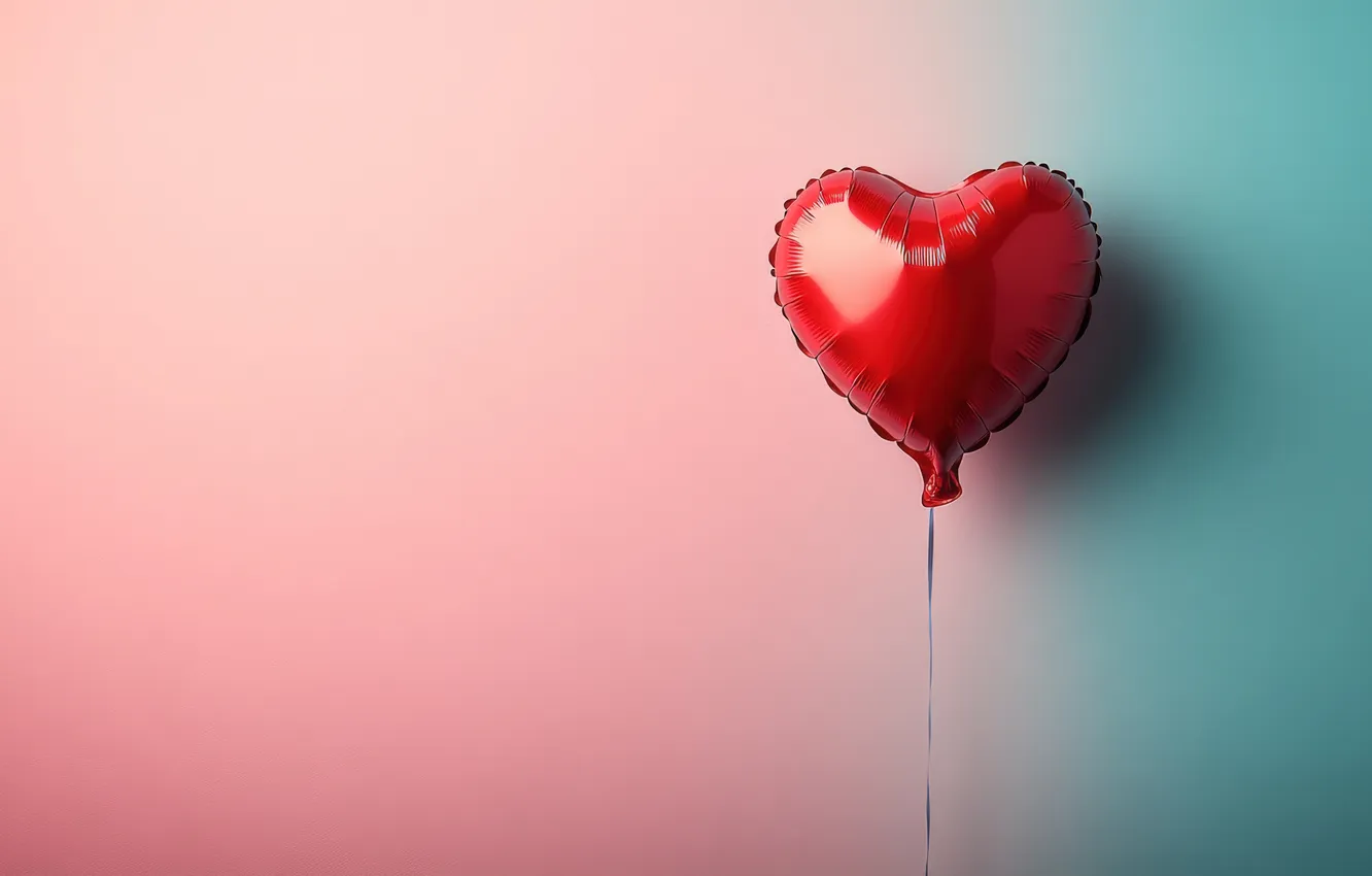 Photo wallpaper love, holiday, heart, hearts, Valentine's day, AI art, neural network