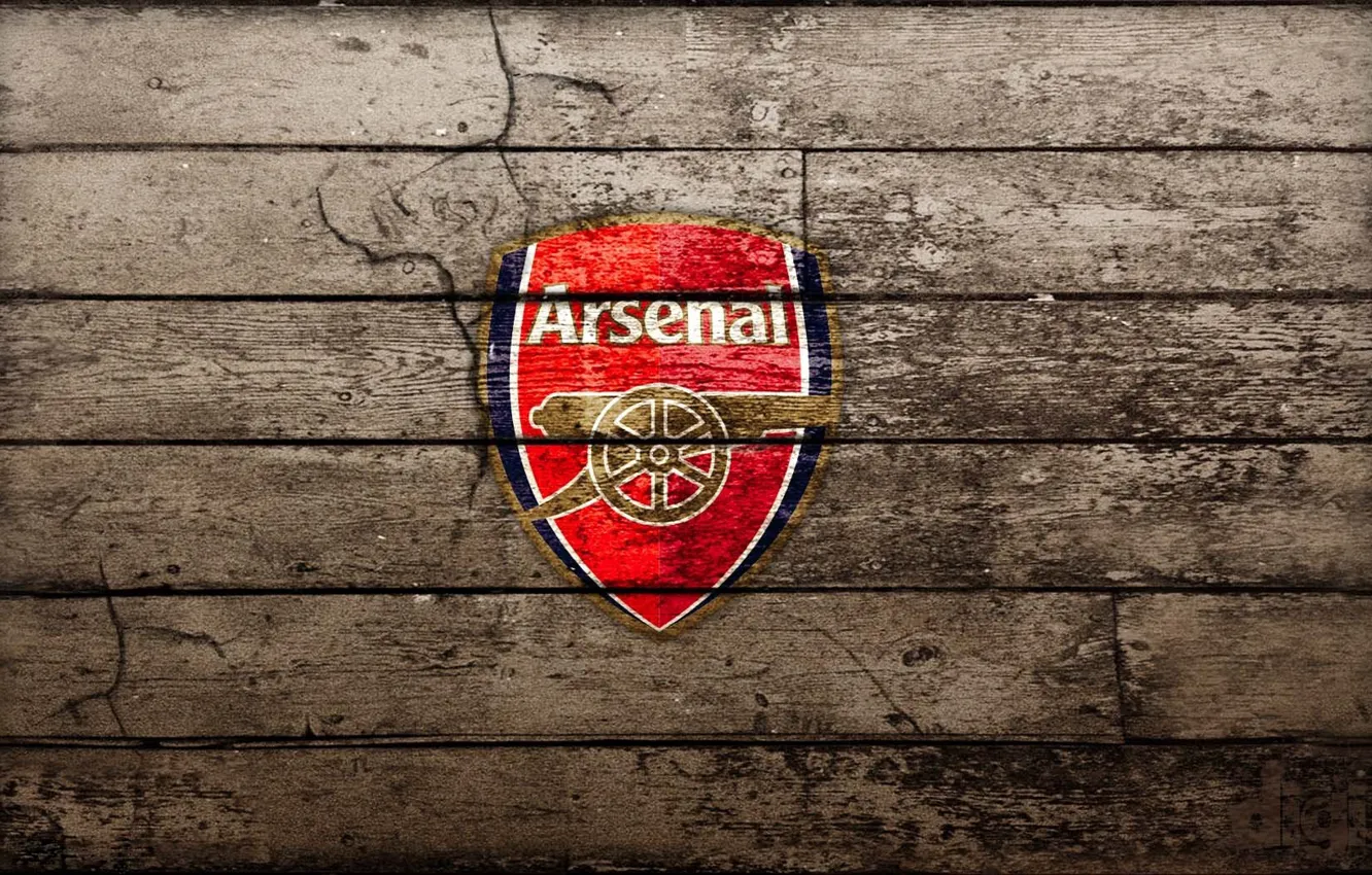 Photo wallpaper Board, emblem, gun, Arsenal