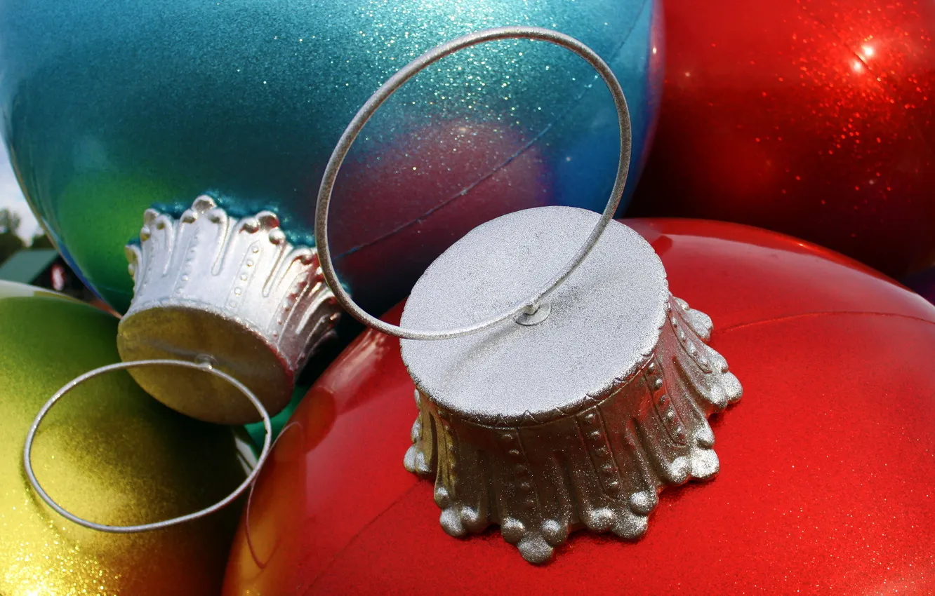 Photo wallpaper macro, holiday, toy