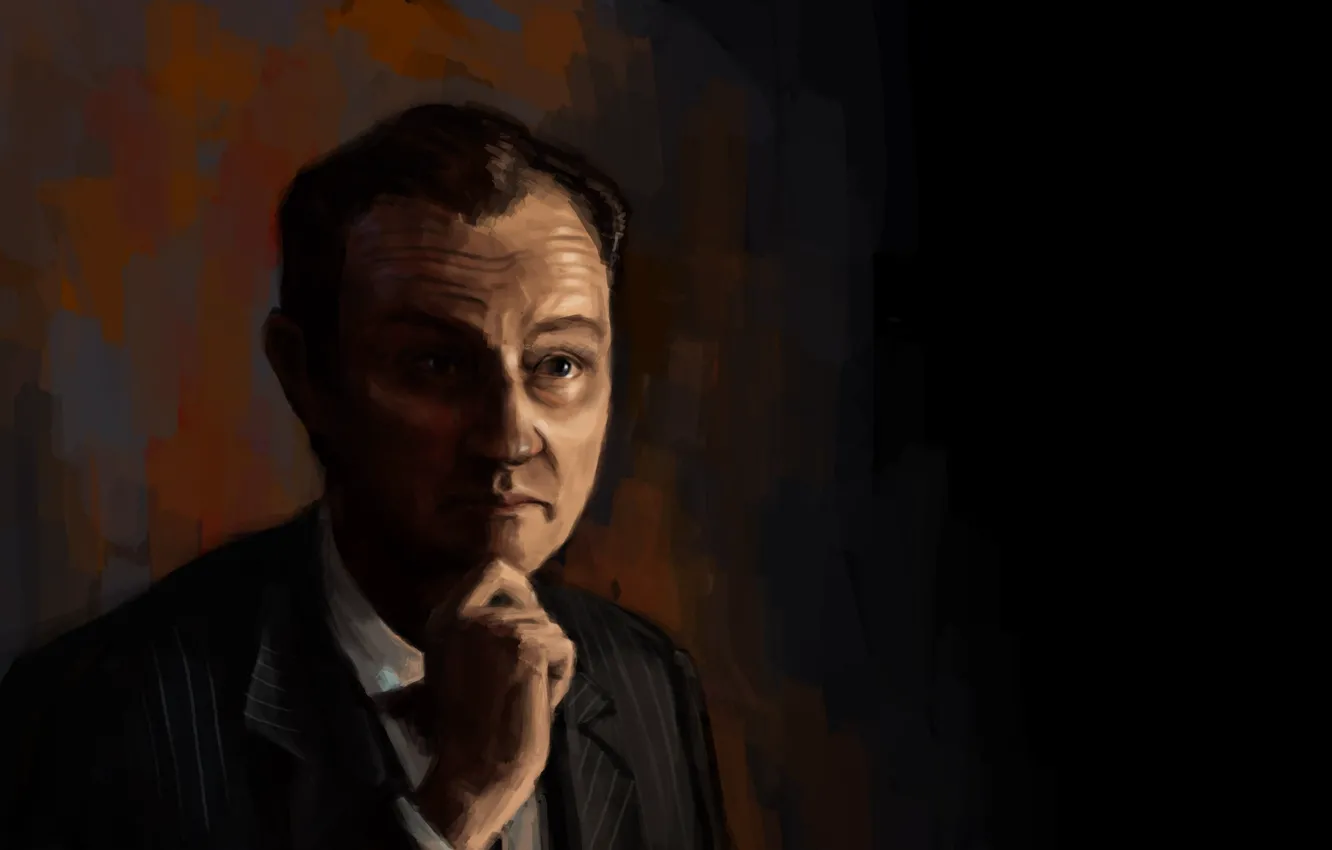 Photo wallpaper Sherlock, Mycroft Holmes, Sherlock BBC, by mrborsch