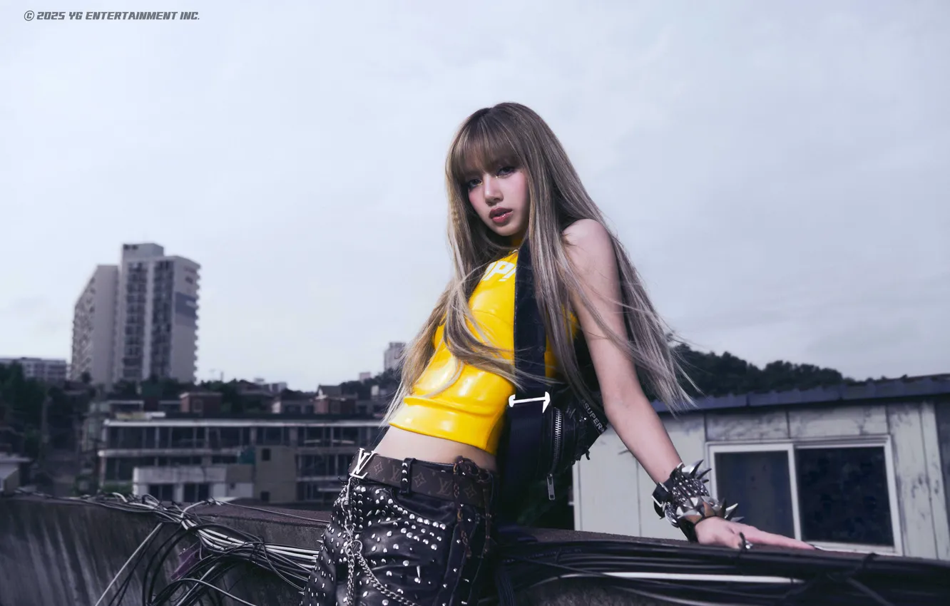 Photo wallpaper Lisa, Blackpink, JUMP