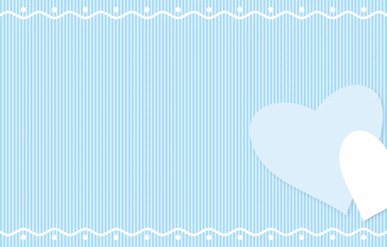 Photo wallpaper texture, hearts, blue background