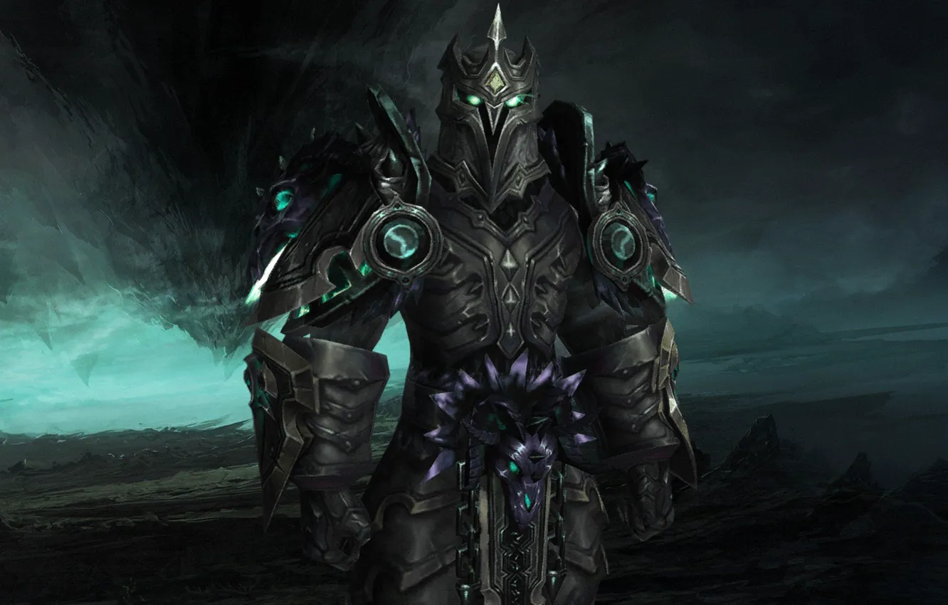 Photo wallpaper hero, knight, Death Knight, wow, necromancer, world of warcarft