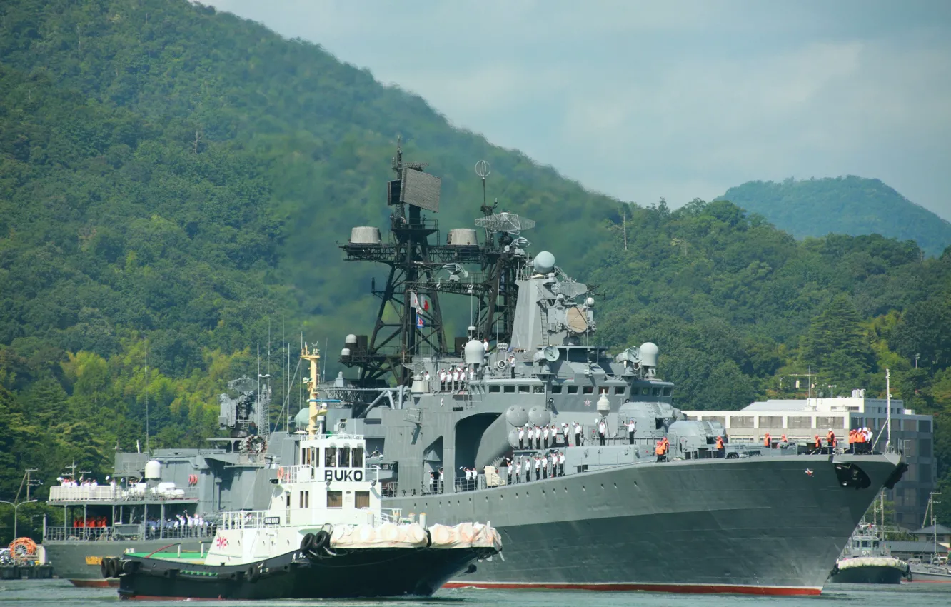 Photo wallpaper ship, large, anti-submarine, Admiral Tributs