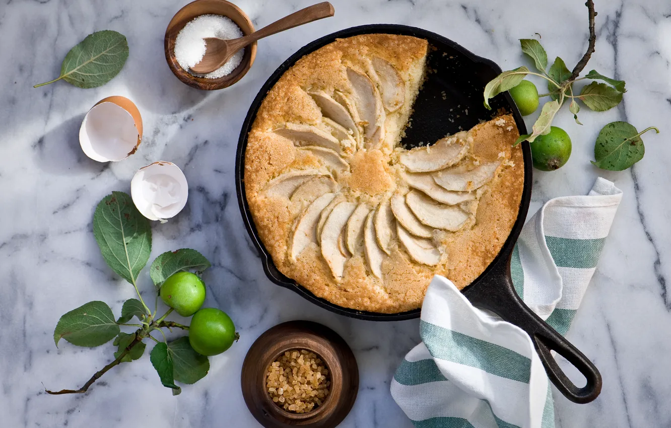 Photo wallpaper apples, cakes, Anna Verdina, Apple pie