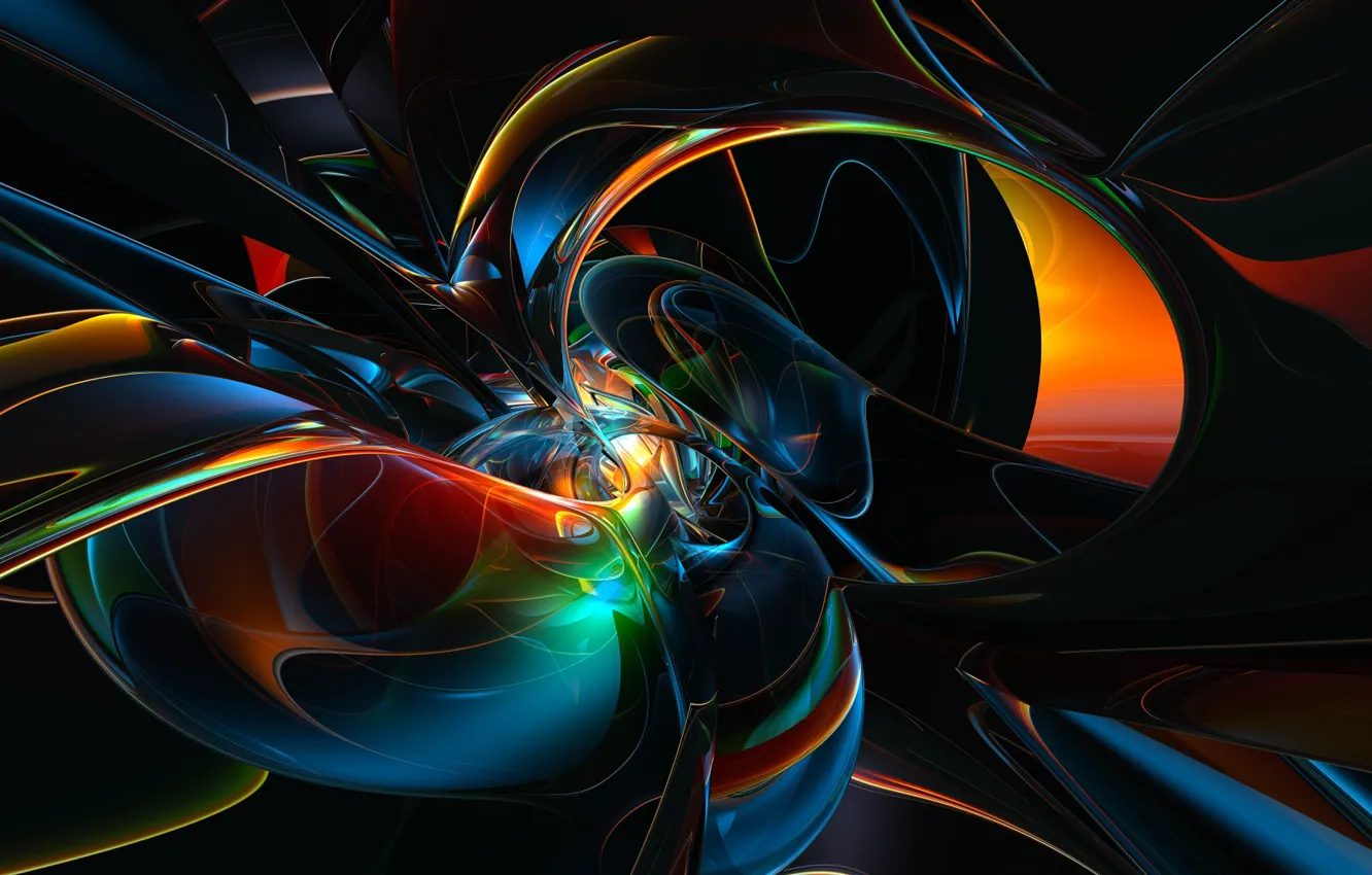 Photo wallpaper bright, abstraction, color
