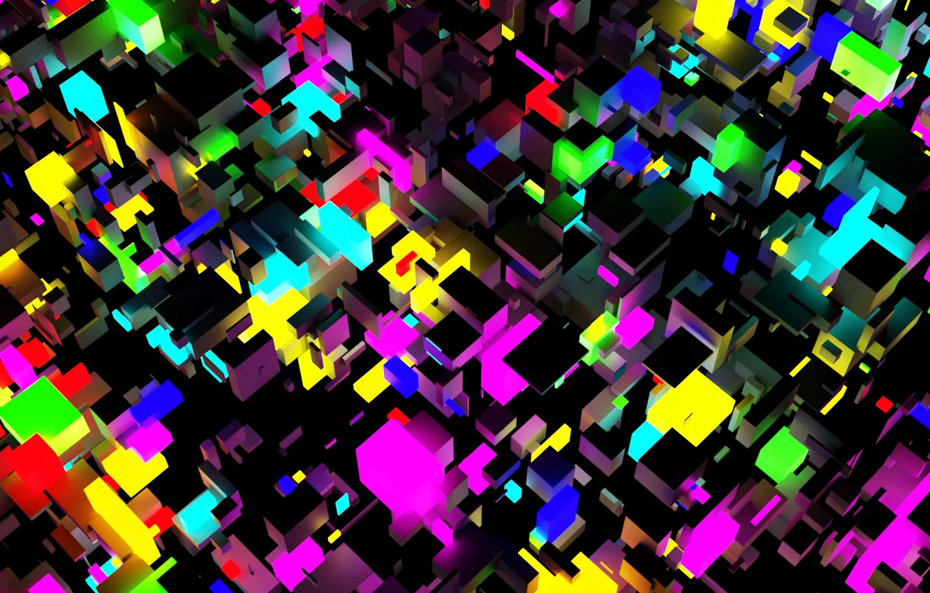 Photo wallpaper abstraction, bright colors, A Vibrant Symphony, Geometry In Motion, Geometry in motion, Bright Symphony