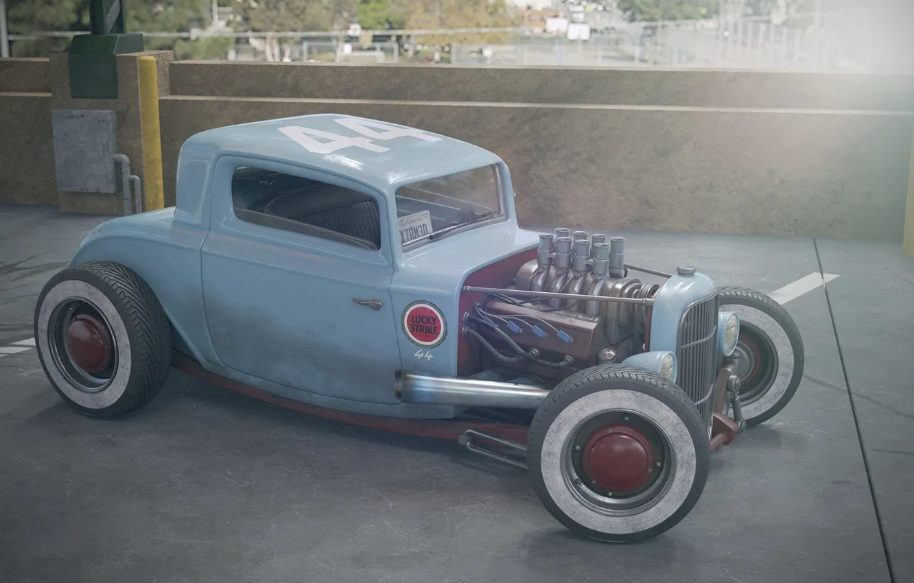 Photo wallpaper Ford, Hot Rod, Custom, Vehicle
