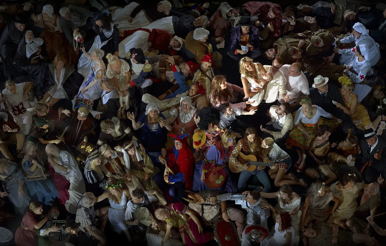 Photo wallpaper background, people, the situation