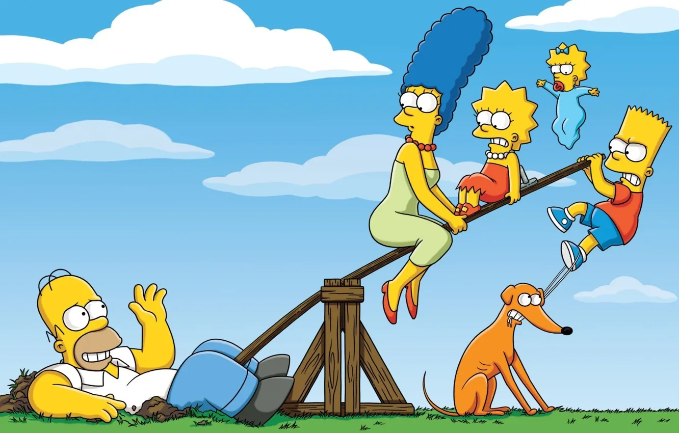 Photo wallpaper The simpsons, The Simpsons, Homer Simpson