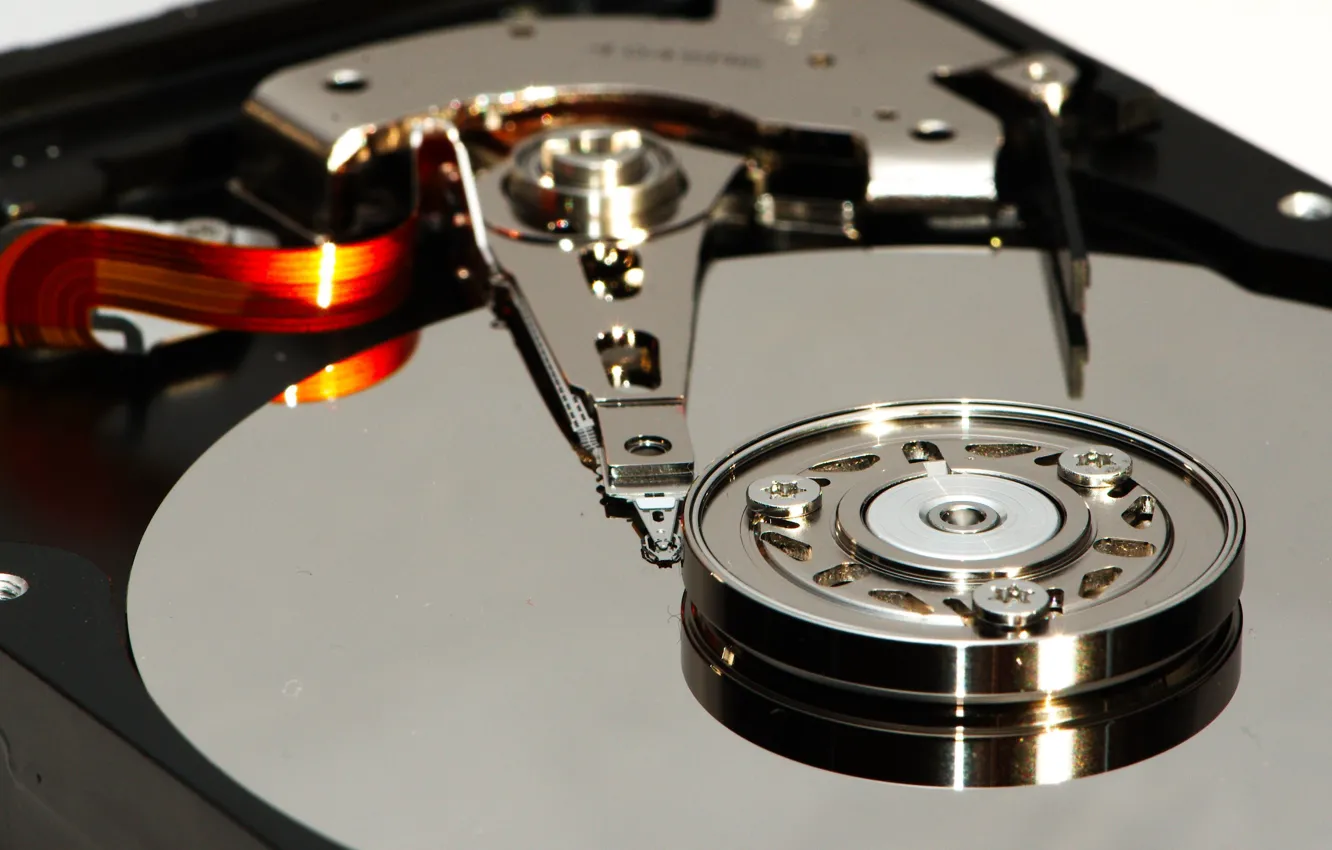 Photo wallpaper hard drive, hard drive
