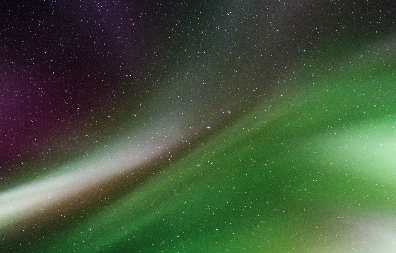 Photo wallpaper colors, sky, stars, northern lights, aurora borealis
