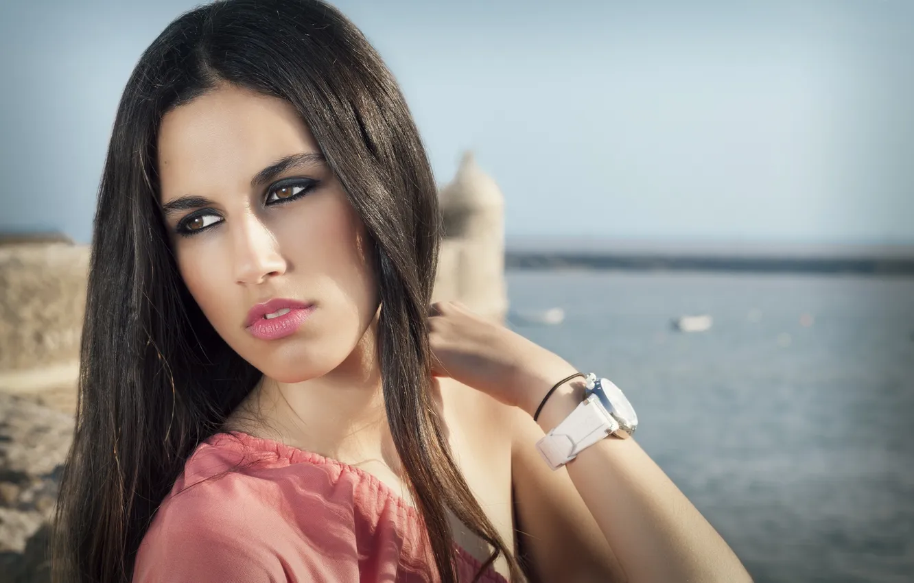 Photo wallpaper girl, portrait, Cintia