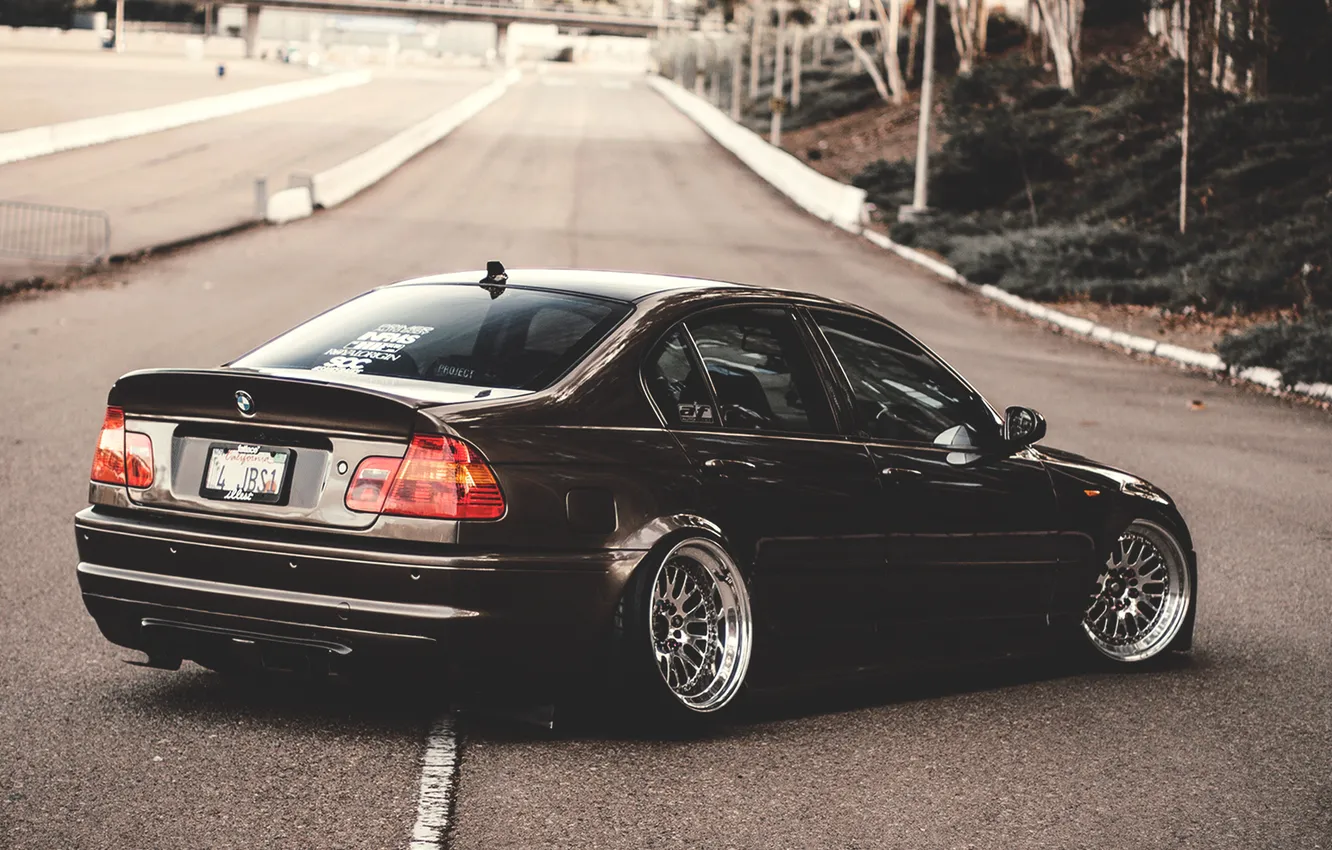 Photo wallpaper road, BMW, BMW, road