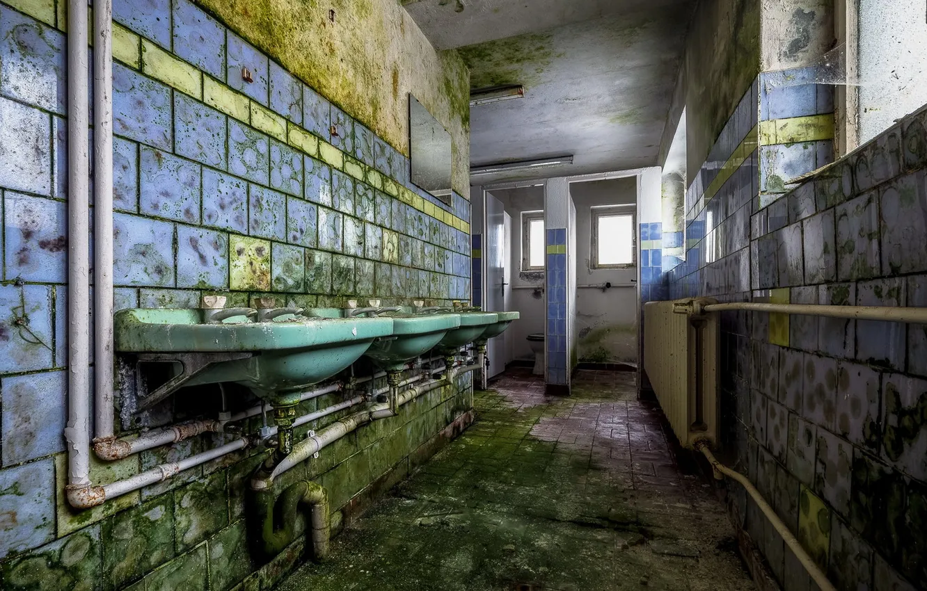 Photo wallpaper background, pipe, sink