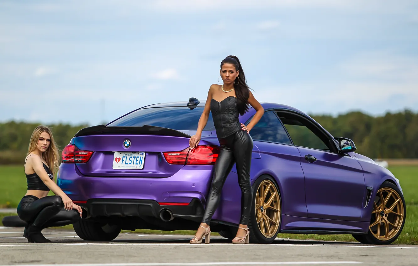 Photo wallpaper BMW, violet, F32