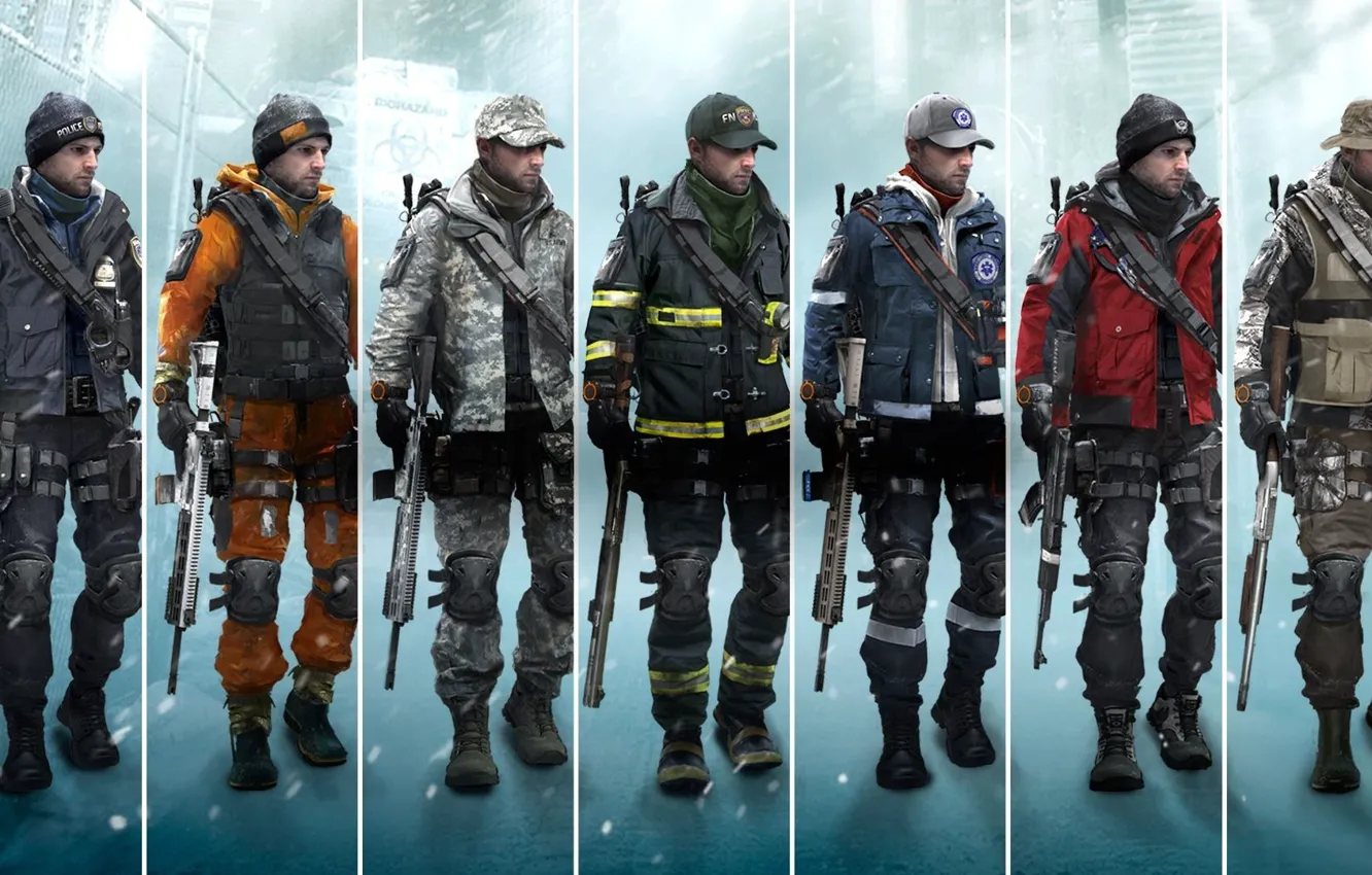 Photo wallpaper gun, game, weapon, rifle, Tom Clancy's, Tom Clancy's The Division, The Division, Season Pass